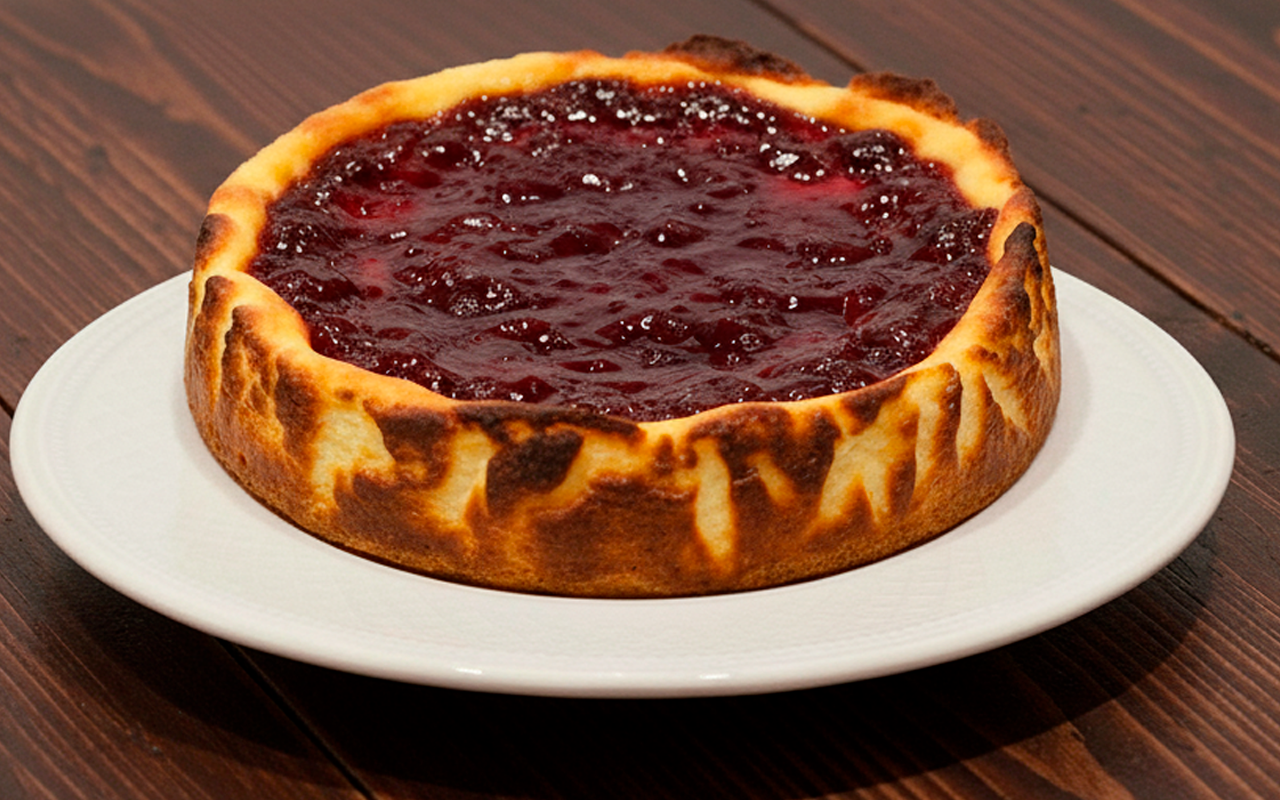 Tarta de Queso de Arándanos